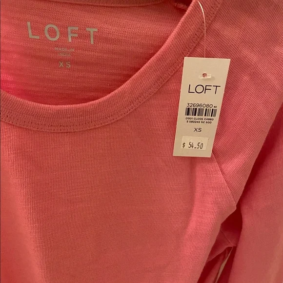 Loft NWT twist hem tunic top - Picture 2 of 5